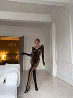 LUXURY LEOPAR VUCUT ÇORABI